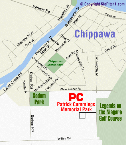 Map - Patrick Cummings Park