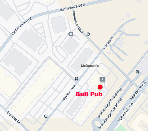 Bull Pub map