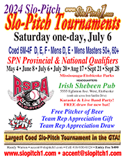 RSPA Slo-pitch tournament flyer